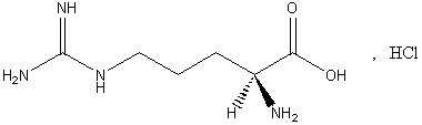 盐酸精氨酸结构式
