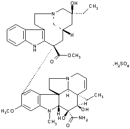 硫酸长春地辛结构式